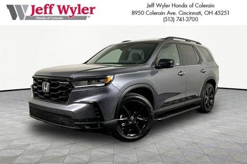 Modern Steel Metallic 2025 Honda Pilot Black Edition