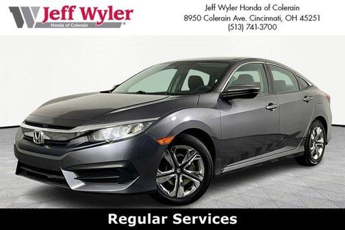 Modern Steel Metallic 2016 Honda Civic LX