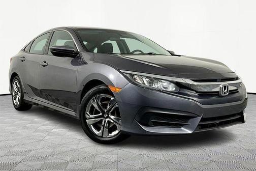 Modern Steel Metallic 2016 Honda Civic LX