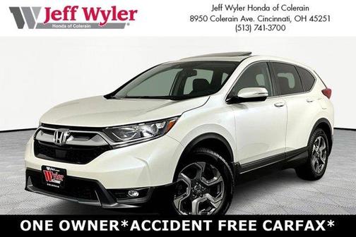 White Diamond Pearl 2017 Honda CR-V EX-L