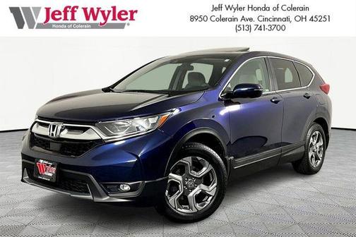 Obsidian Blue Pearl 2019 Honda CR-V EX