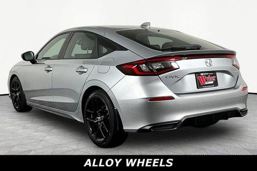 Solar Silver Metallic 2025 Honda Civic Sport