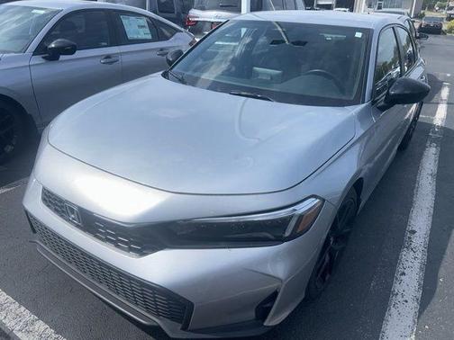 Solar Silver Metallic 2025 Honda Civic Sport