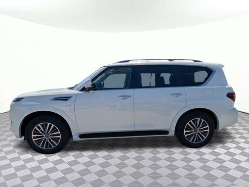 Aspen White TriCoat Pearl 2022 Nissan Armada SL 2WD