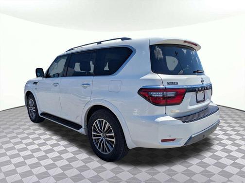Aspen White TriCoat Pearl 2022 Nissan Armada SL 2WD