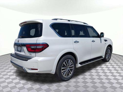 Aspen White TriCoat Pearl 2022 Nissan Armada SL 2WD