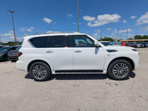 Aspen White TriCoat Pearl 2022 Nissan Armada SL 2WD