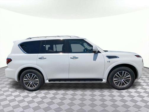 Aspen White TriCoat Pearl 2022 Nissan Armada SL 2WD