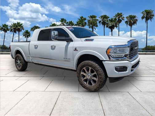 Bright White Clearcoat 2022 RAM 3500 Limited Mega Cab 4x4 6'4' Box
