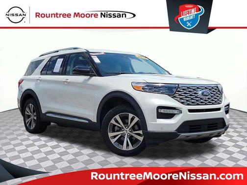 STAR WHITE MET TRI-COAT 2020 Ford Explorer Platinum