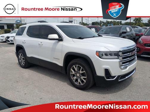 White Frost Tricoat 2021 GMC Acadia AWD SLT