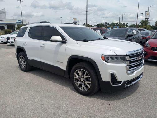White Frost Tricoat 2021 GMC Acadia AWD SLT