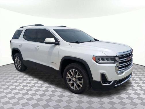 White Frost Tricoat 2021 GMC Acadia AWD SLT