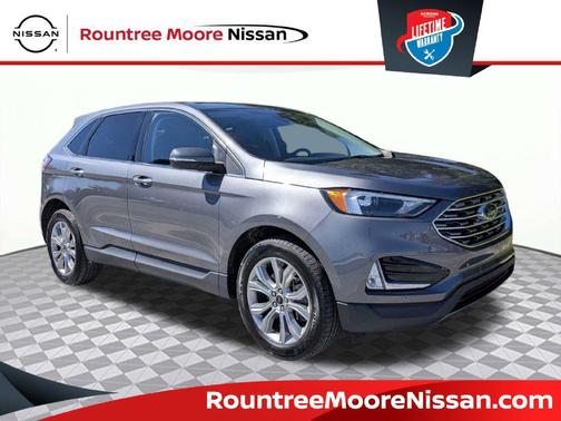 Carbonized Gray Metallic 2024 Ford Edge Titanium