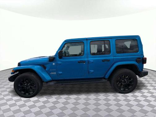 Hydro Blue Pearlcoat 2021 Jeep Wrangler Unlimited 4xe Sahara