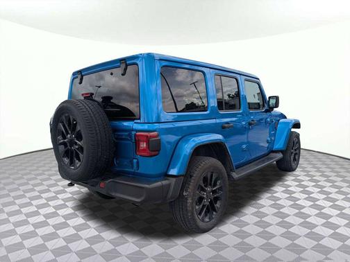 Hydro Blue Pearlcoat 2021 Jeep Wrangler Unlimited 4xe Sahara