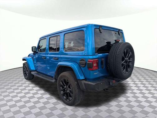 Hydro Blue Pearlcoat 2021 Jeep Wrangler Unlimited 4xe Sahara