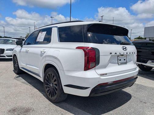 Hyper White 2025 Hyundai PALISADE Calligraphy Night Edition