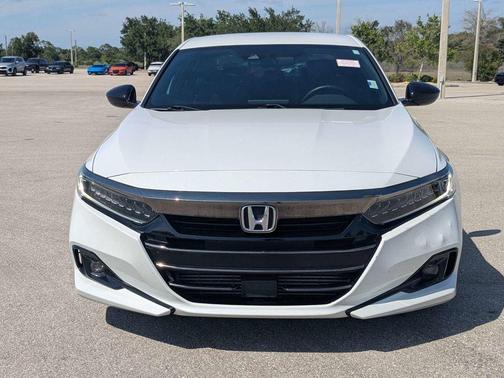 Platinum White Pearl 2022 Honda Accord Sport 1.5T