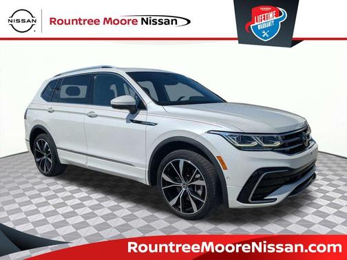 Pure White 2023 Volkswagen Tiguan 2.0T SEL R-Line 4MOTION