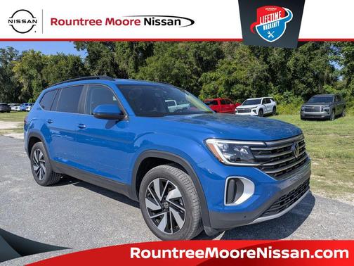 Mountain Lake Blue Metallic 2026 Volkswagen Atlas 2.0T SE w/Technology