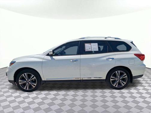 Pearl White 2017 Nissan Pathfinder Platinum