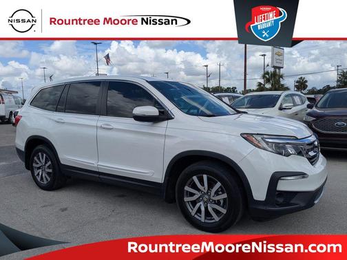 Platinum White Pearl 2020 Honda Pilot 2WD EX-L