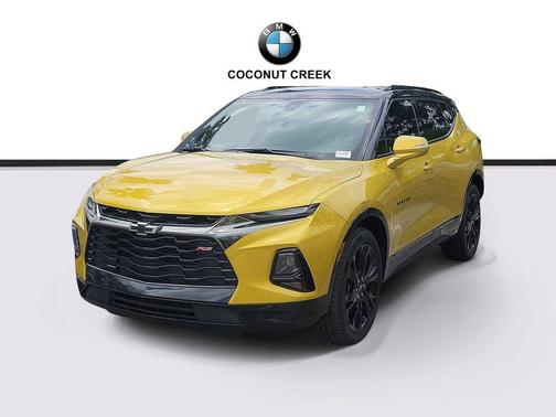 Yellow Metallic 2022 Chevrolet Blazer RS