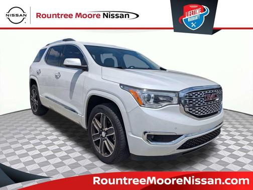 White Frost Tricoat 2017 GMC Acadia Denali