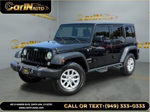Black Clearcoat 2017 Jeep Wrangler Unlimited Sport