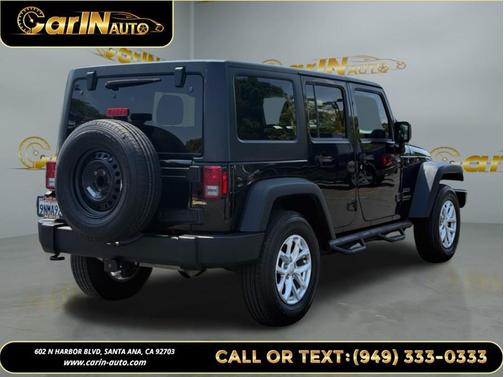 Black Clearcoat 2017 Jeep Wrangler Unlimited Sport