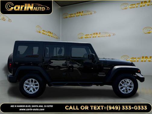 Black Clearcoat 2017 Jeep Wrangler Unlimited Sport