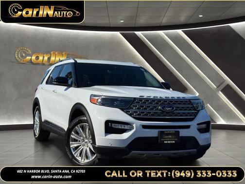 Oxford White 2020 Ford Explorer Limited
