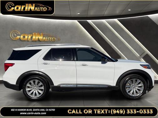Oxford White 2020 Ford Explorer Limited