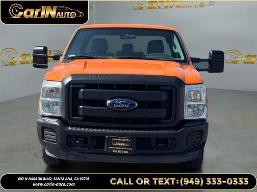 Orange 2014 Ford F-350 XL