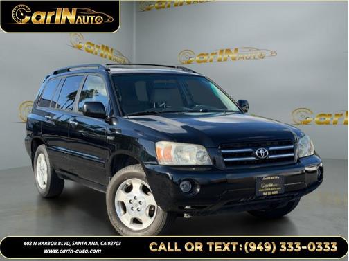 Black 2006 Toyota Highlander Sport