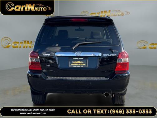 Black 2006 Toyota Highlander Sport