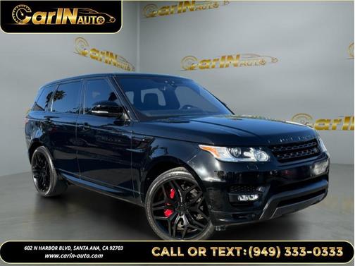 Borealis Black Metallic 2017 Land Rover Range Rover Sport 3.0L Supercharged HSE Dynamic
