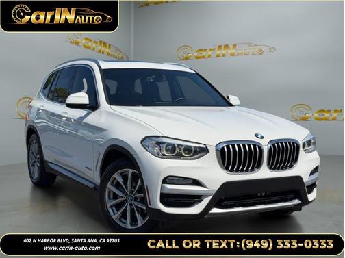 Mineral White Metallic 2018 BMW X3 xDrive30i