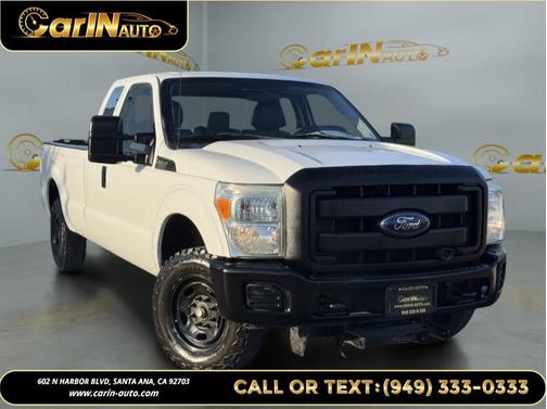Orange 2014 Ford F-350 XL