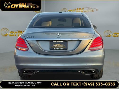 Steel Gray Metallic 2015 Mercedes-Benz C-Class C 300 4MATIC