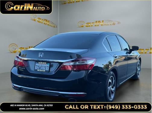 Crystal Black Pearl 2017 Honda Accord LX