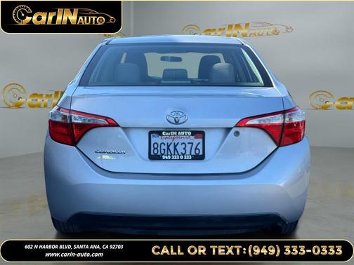 Classic Silver Metallic 2015 Toyota Corolla L