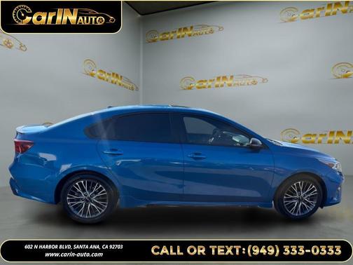 Sporty Blue 2023 Kia Forte GT-Line