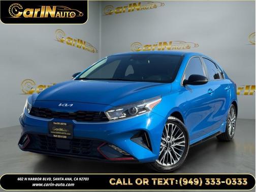 Sporty Blue 2023 Kia Forte GT-Line