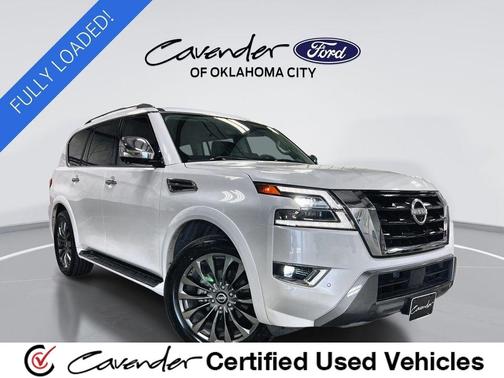 Aspen White Tricoat 2023 Nissan Armada Platinum