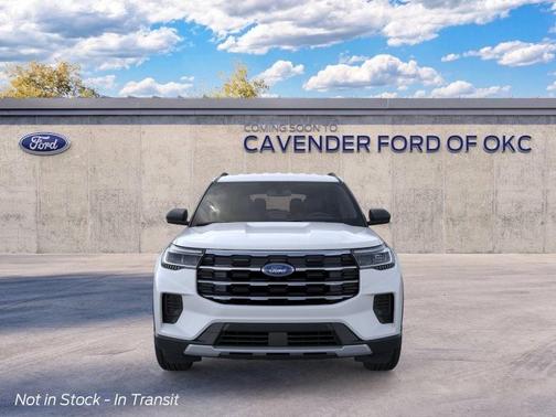 Space White Metallic 2026 Ford Explorer Active