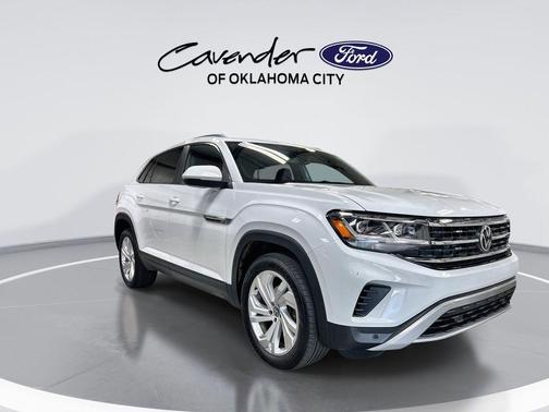 Pure White 2021 Volkswagen Atlas Cross Sport 2.0T SEL