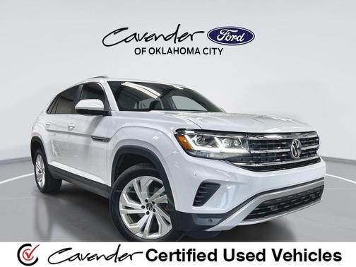 Pure White 2021 Volkswagen Atlas Cross Sport 2.0T SEL