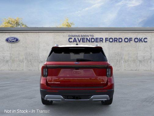 Rapid Red Metallic Tinted Clearcoat 2026 Ford Explorer Platinum